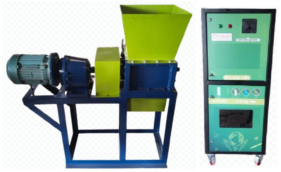 Heavy-duty injection molding machine with molten plastic being formed in a clean industrial environment