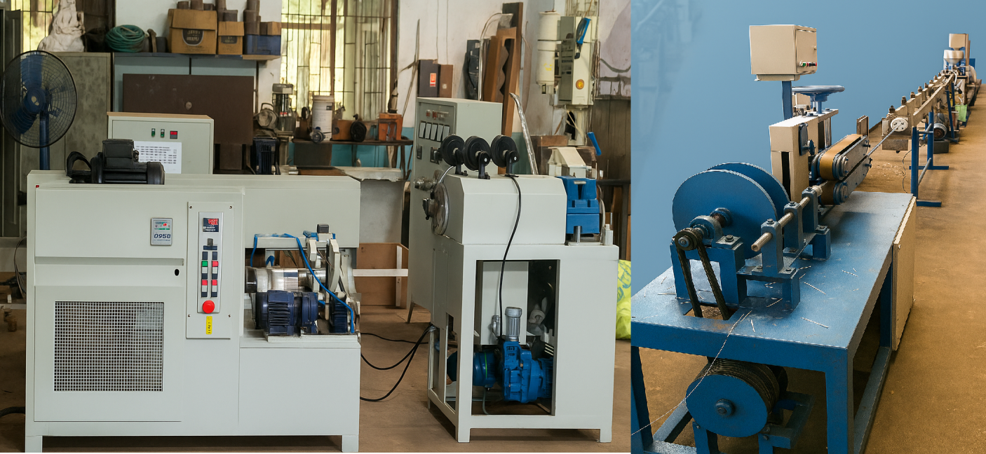 Heavy-duty injection molding machine with molten plastic being formed in a clean industrial environment
